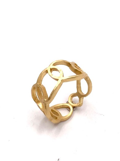 Anillo plata Gold Gargot