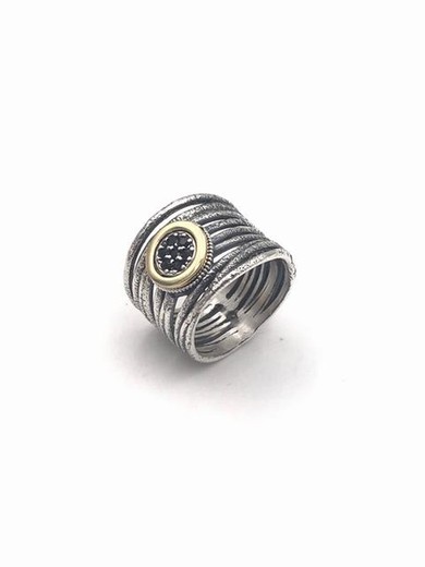 Bague supérieure en argent Capri