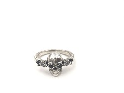 Top Argent Mini Skull Ring