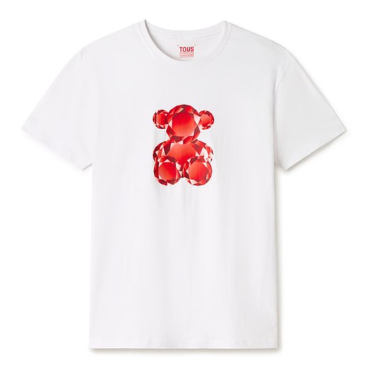Tous Bears Gemstones Rotes T-Shirt