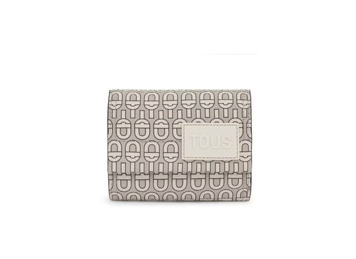 Cartera Tous Flat Manifesto Essence Beige