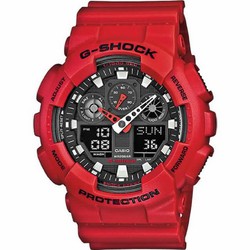 Casio G-Shock para homens antimagnético submersível 200 metros em vermelho