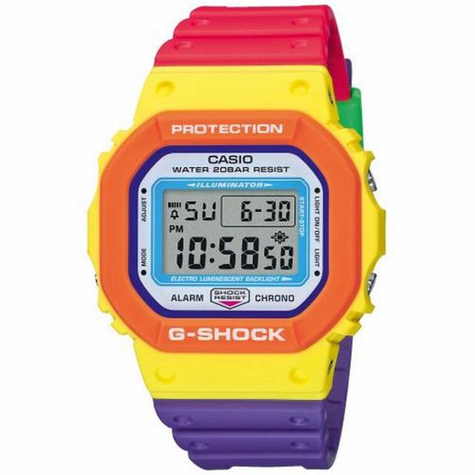 Casio G-shock cuadrado Multi de hombre resistente a golpes sumergible 200 metros