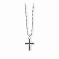 Pendentif en acier avec croix