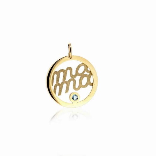 Pendentif en or 18Kts avec le mot mama