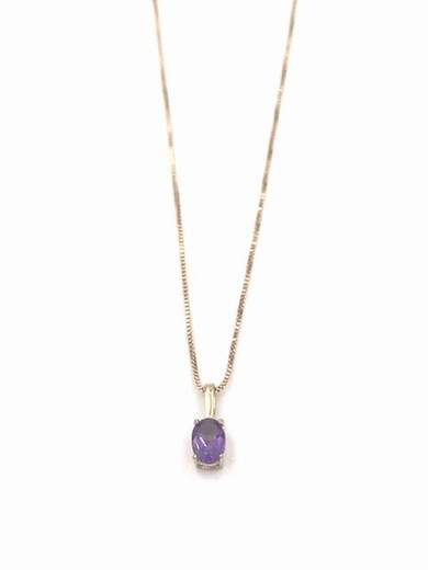 Goldanhänger mit Amethyst Lis