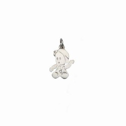 Pendentif enfant en argent rhodié