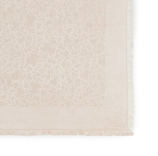 Foulard Tous Kaos mini jacquard Beige