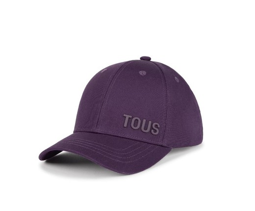 Gorra Tous Logo Metal Morada