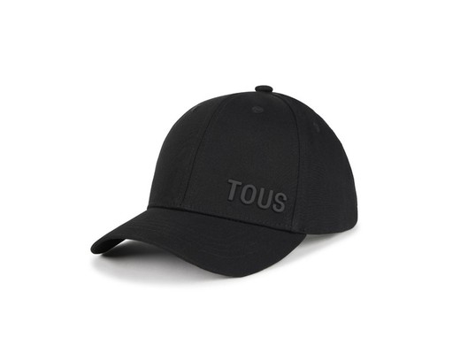 Gorra Tous Logo Metal Negra