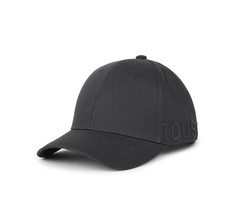 Schwarze Kappe mit Tous-Motiv