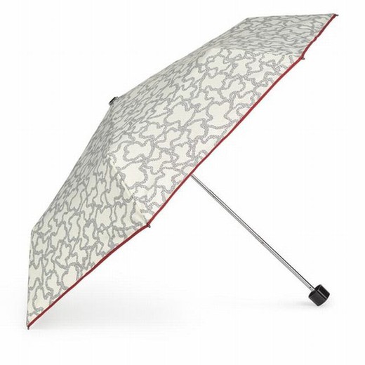 Parapluie pliant Tous Kaos beige