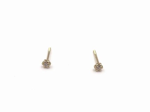 Boucles d'oreilles Baby Six en or 18 carats