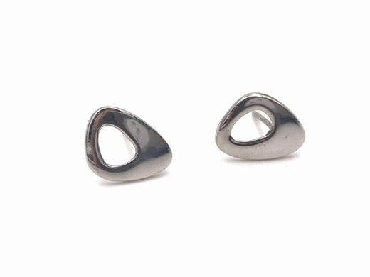 Deux boucles d'oreilles en argent sterling