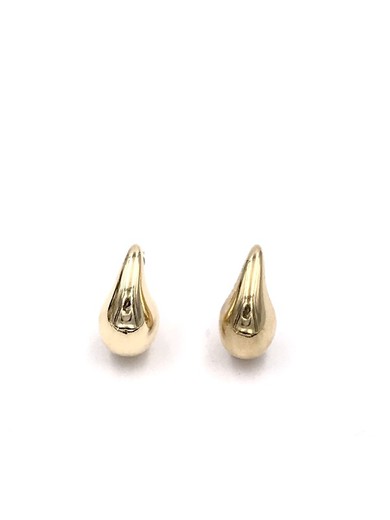 Boucles d'oreilles pendantes en argent sterling Doré