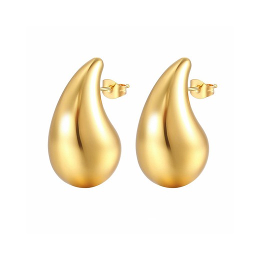 XL-Ohrhänger aus Goldstahl
