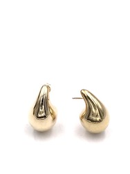 Pendientes Gota XL en plata de ley Gold