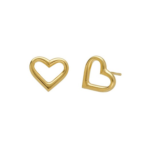 Pendientes Heart Gap Gold