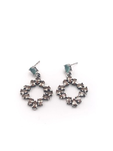 Boucles d'oreilles longues Holbox en argent sterling