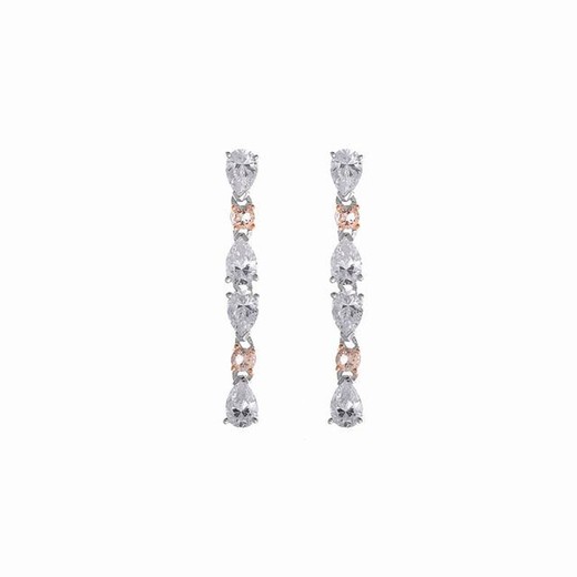 Boucles d'oreilles longues et fines