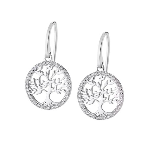 Pendientes Lotus Silver LP1746 Tree Hippie