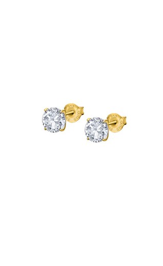 Pendientes Lotus Silver One Ball Gold