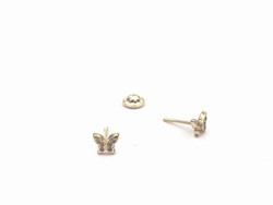 Pendientes bebe Butterfly Multi mini oro 18 quilates