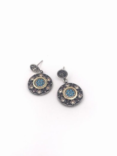 Pendientes Top Silver Vulcano