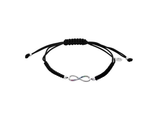 Pulsera Lotus Silver LP1872 nylon Infinity Multi