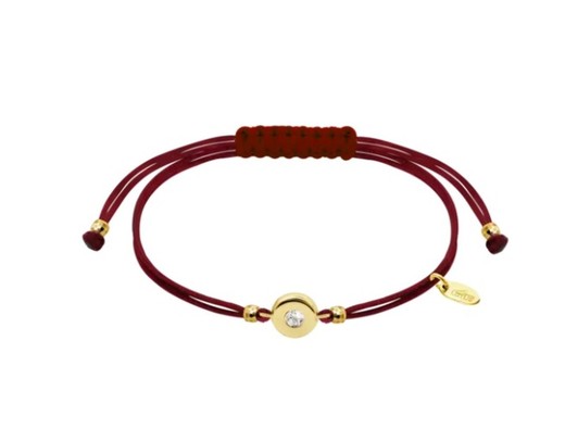 Pulsera Lotus Silver LP3668 punto de luz Red Gold