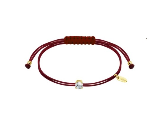 Pulsera Lotus Silver LP3669 punto de luz Red Gold