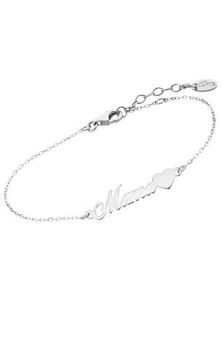 Pulsera Lotus Silver Mama Heart