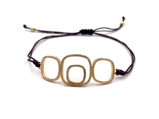 Pulsera plata Gold Pop