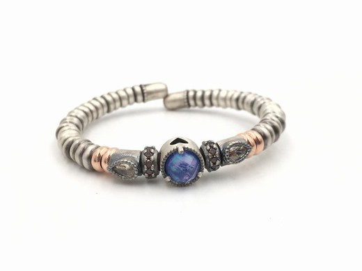 Bracelet Raive motif lapis lazuli réversible