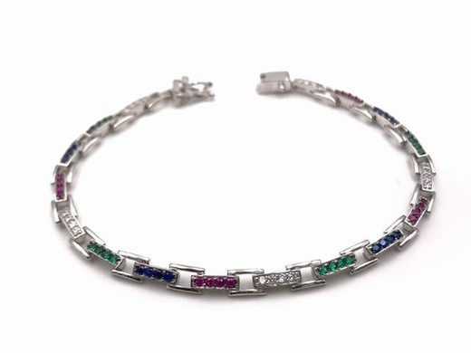 Pulsera Silver Rainbow