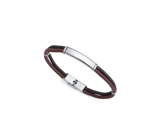 Bracelet et bracelet en nylon marron Viceroy Heat; noir