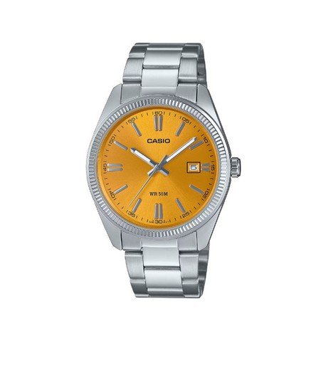 Montre Casio jaune MTP-1302PD