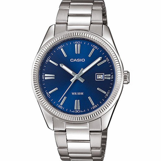 Casio Marineblaue Uhr MTP-1302PD