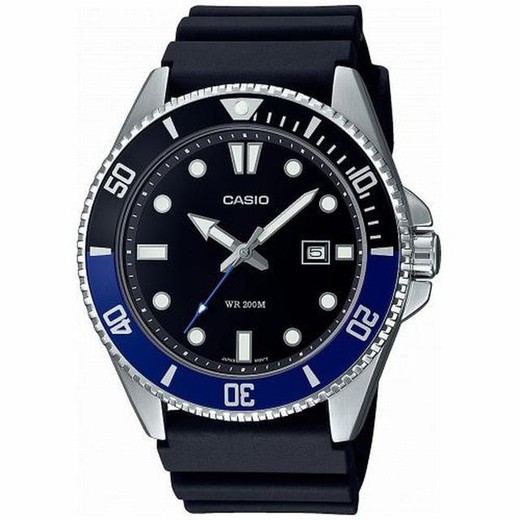 Reloj Casio Black & Blue sumergible