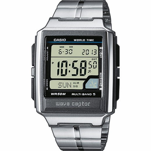 Reloj Casio digital con sistema de recepción de señales de radio