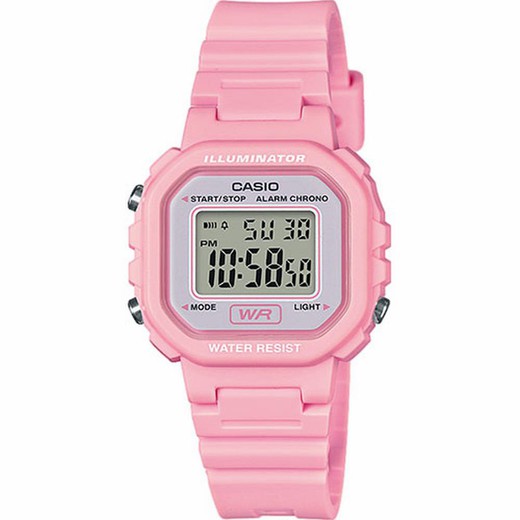 Reloj Casio digital pequeño en color rosa
