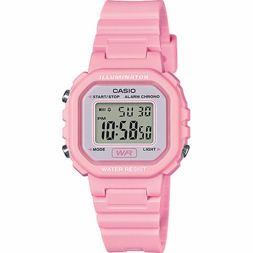 Petite montre numérique Casio en rose