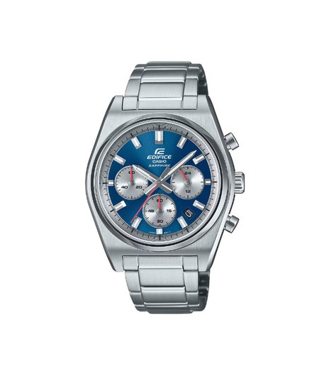 Reloj Casio Edifice EFB-730 cronógrafo y cristal zafiro Blue