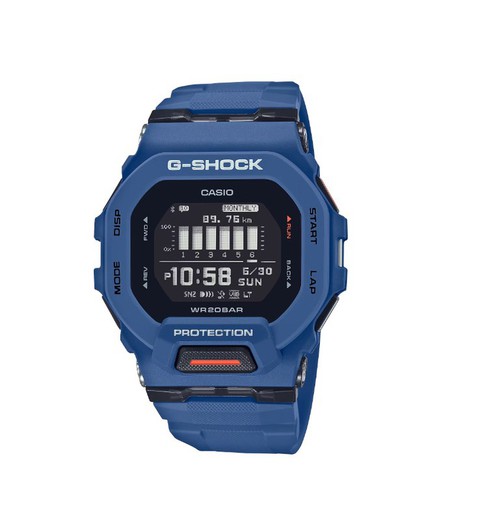 Reloj Casio G-Shock Bluetooth Smart azul marino cuadrado