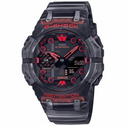 Reloj Casio G-ShockBluetooth en color negro y rojo