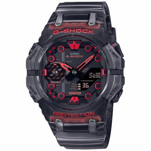 Relógio Casio G-Shock Bluetooth® preto e vermelho