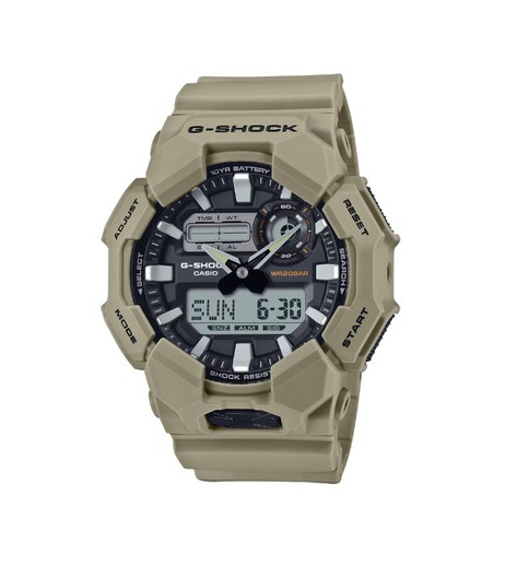 Reloj Casio G-Shock con alta luminosidad GA-010 en color verde