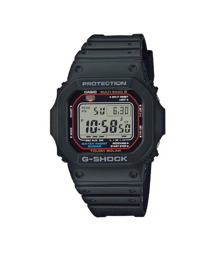 Reloj Casio G-Shock con señales de radiofrecuencia en color negro