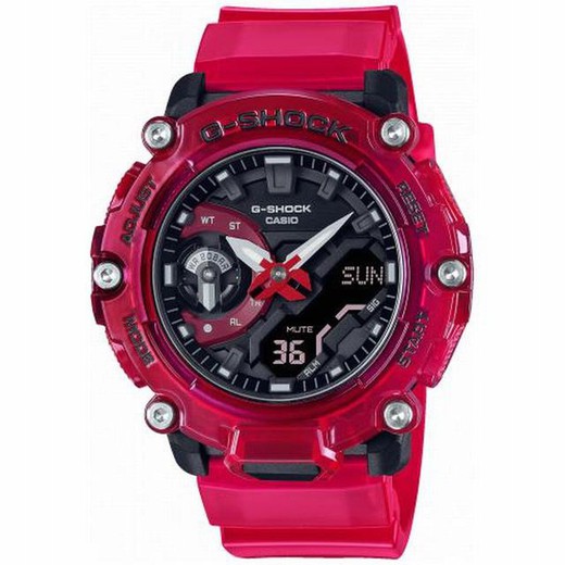 Casio G-Shock Uhr in roter Farbe