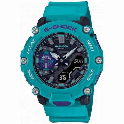 Casio G-Shock Uhr in blaugrüner Farbe